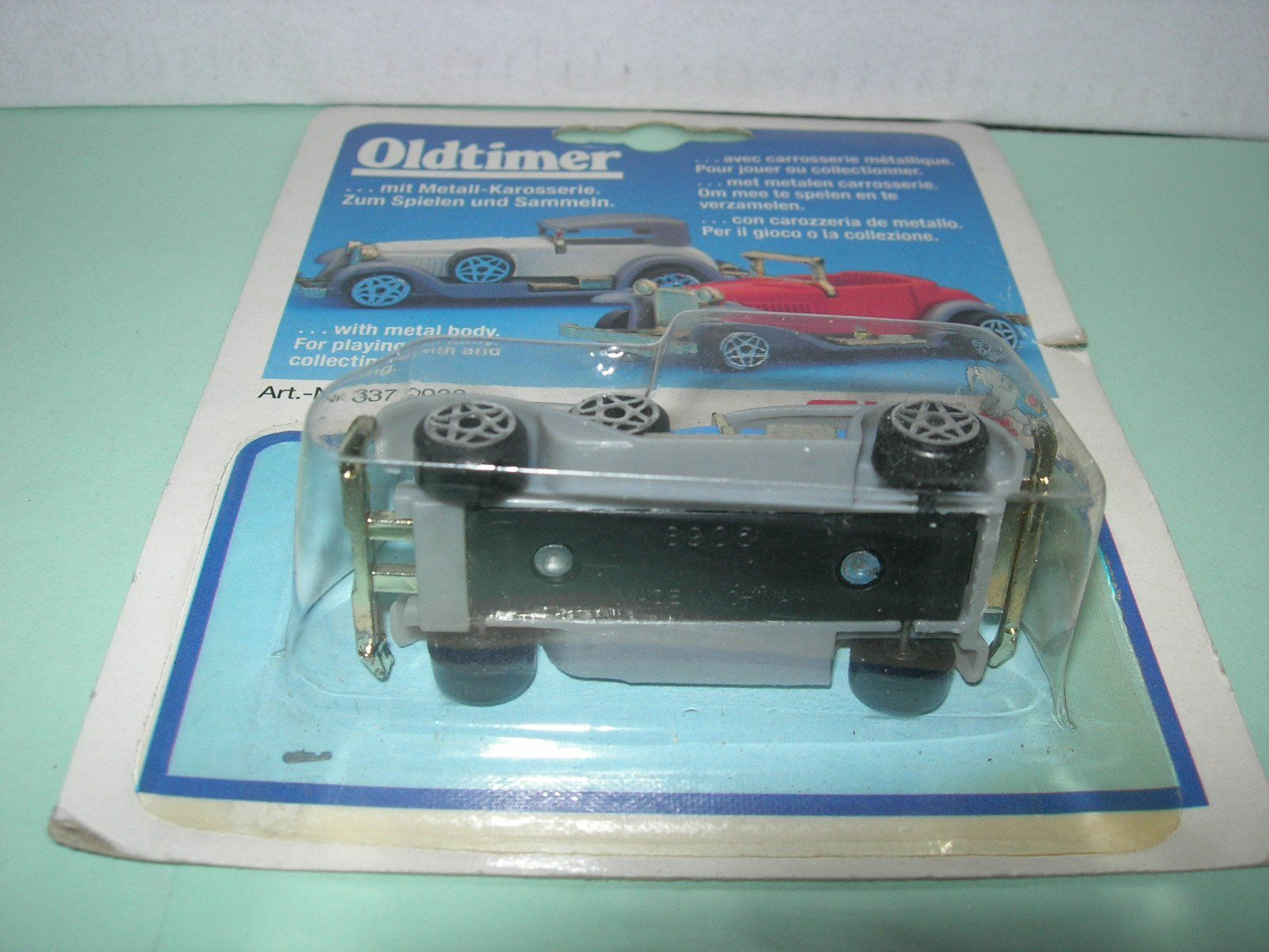 Modellini d'auto: Simba Oldtimer, Modellauto blau im OVP, Nr. 337 2938 – Nuovo e nell'imballaggio originale da Hornussen venduto da Corvette- 3