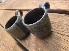 Keramik: Tassen-/Becherset 2-tlg.
