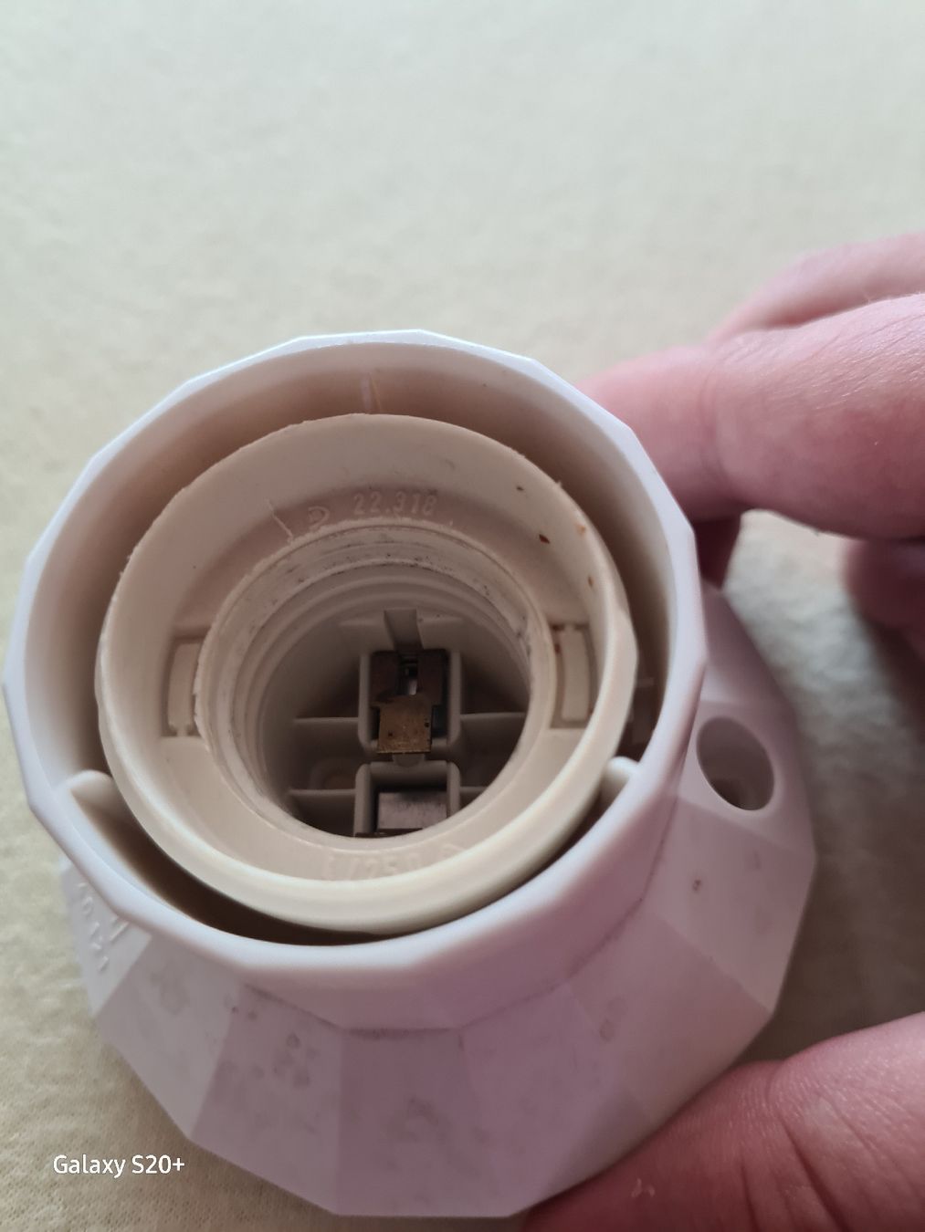 Lampadari & plafoniere: Weisse Deckenlampe Fassung weiss E27 – Usato da Zürich venduto da Alibaba1234 4