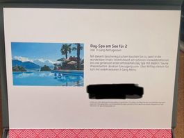 DaySpa Gutschein inkl Mittagessen für 2. Personen