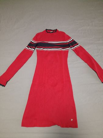 A.J.C. Strickpullover, rot/navy/weiss, Gr. 36❤️🤍
