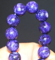 Armband A-956 – Russische Charoite 8mm Perlen – elastisch