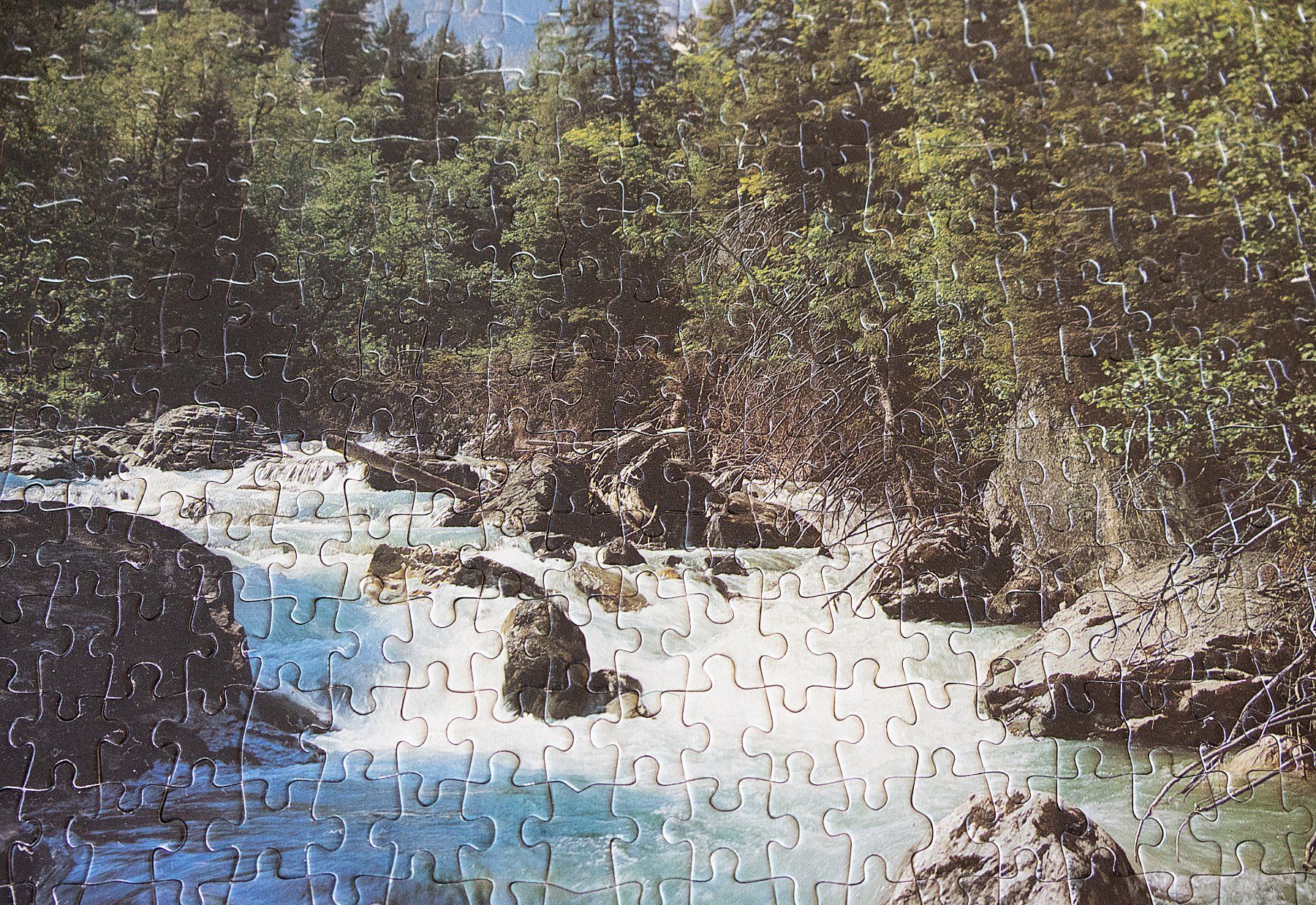 Puzzle: Schmid Puzzle - Der Reichenbach • Schweiz - 750 Teile – Usato da Auenstein venduto da Padabimbim 3