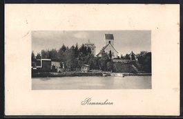 AK Romanshorn, Uferpartie mit Kirche