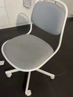 ÖRFJÄLL Swivel chair, white/Vissle light grey