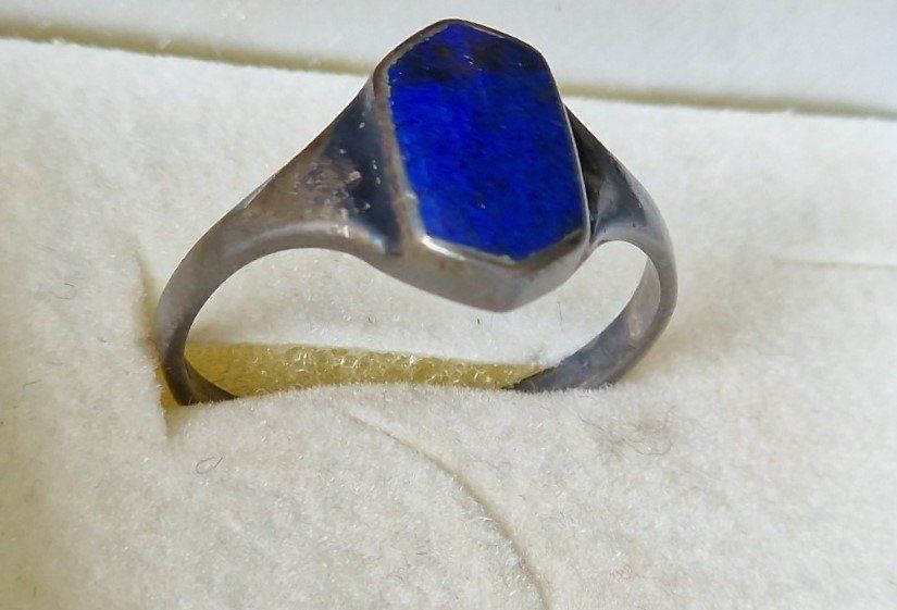Anelli: Ring Silber Lapislazuli – Usato da Mörschwil venduto da wunderkiste44 4