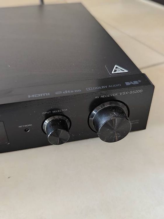 Pioneer VSX-S520D 6x80W Receiver mit 4k, DAB+, Canton 4