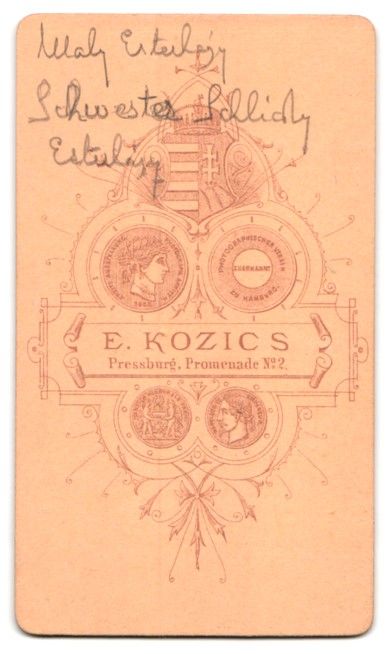 Fotografie & Manifesti: Fotografie E. Kozics, Pressburg, Promena – Usato da Berlin venduto da bartko-reher 1