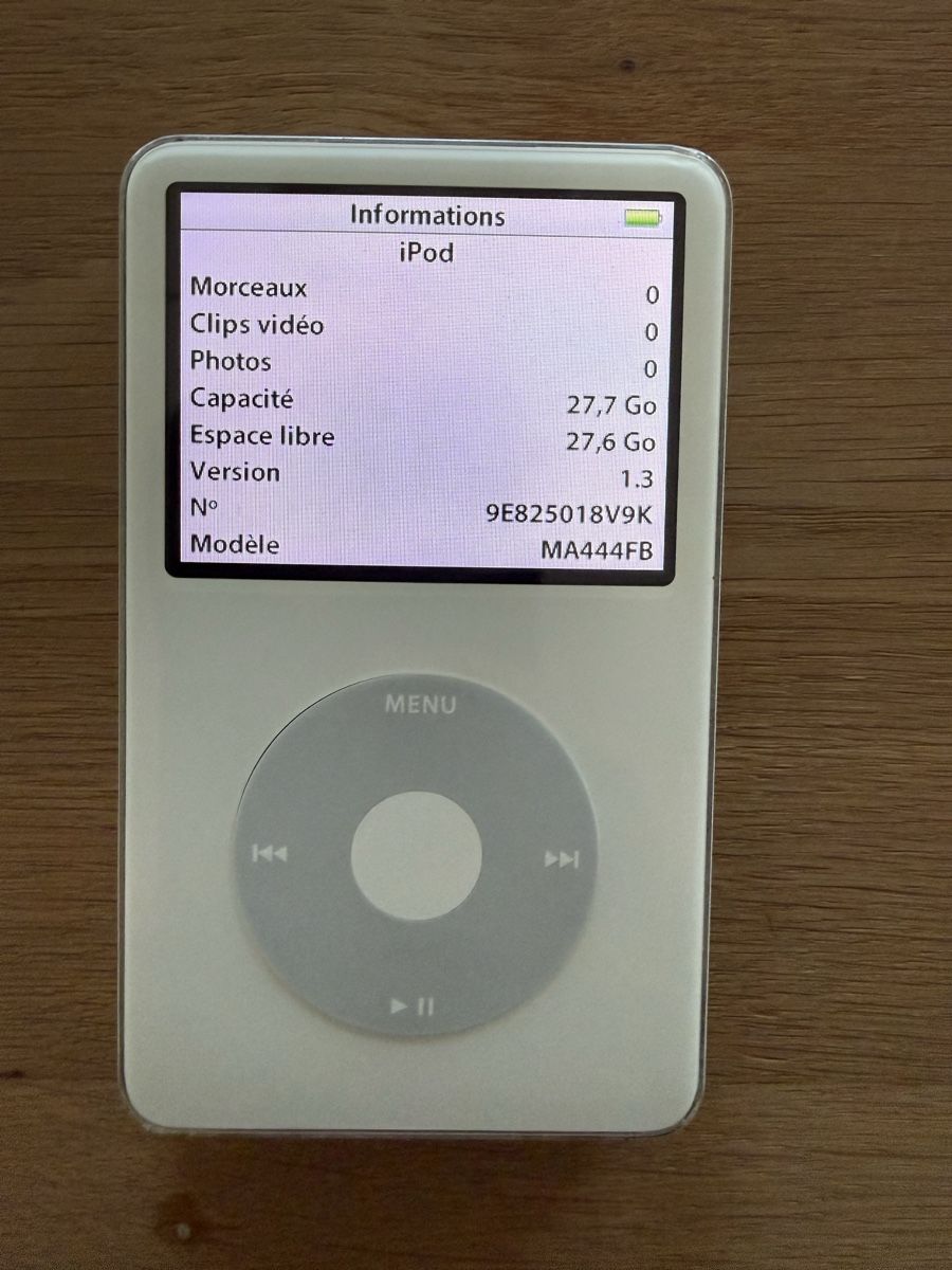 Apple Lettore multimediale portatile: iPod classic 30GB  – Usato da Morges venduto da passion-cox