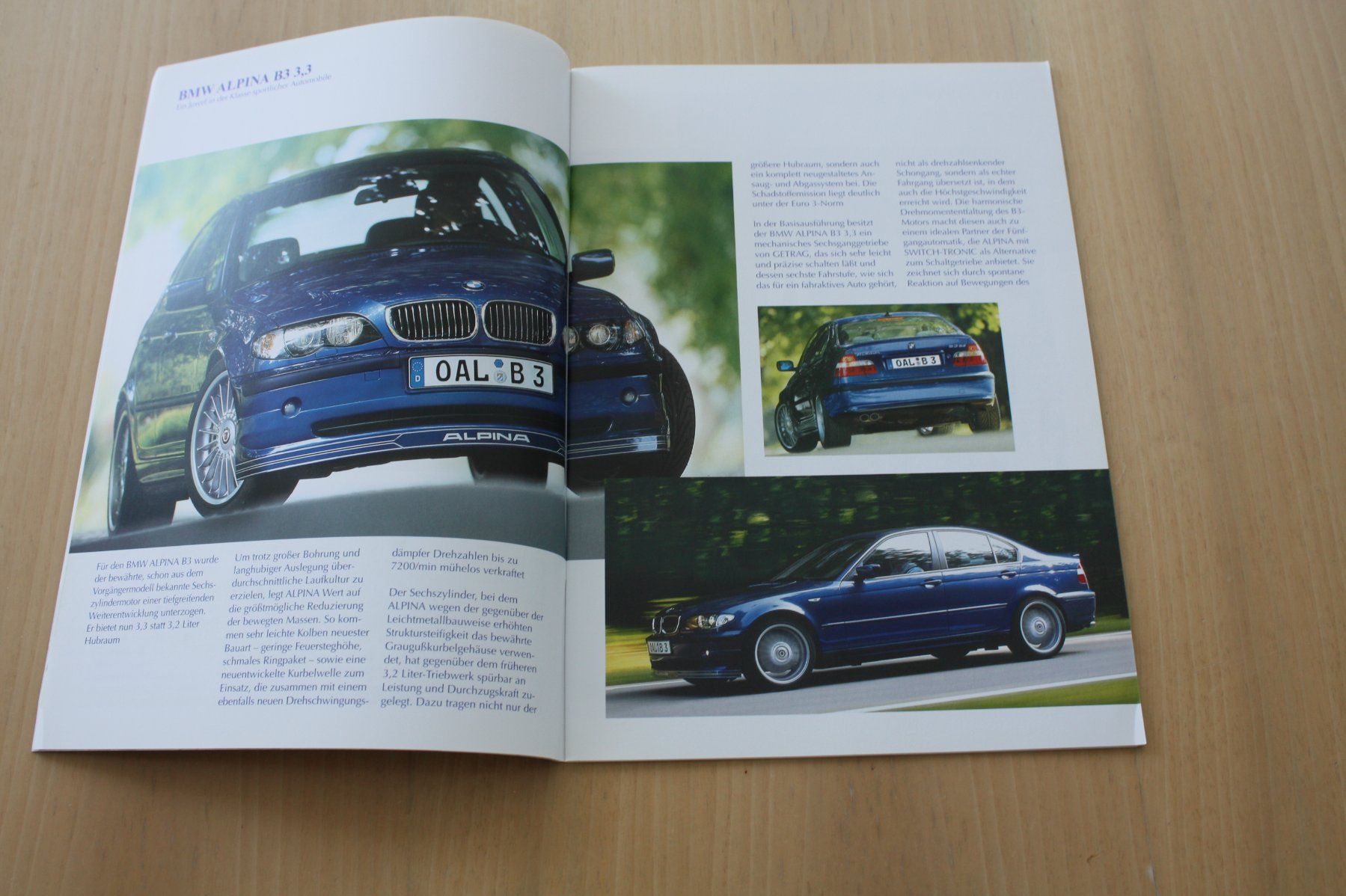 Alpina Dokumente: Alpina Prospekt 9/2001 – Gebraucht aus Wikon von erwin400 3