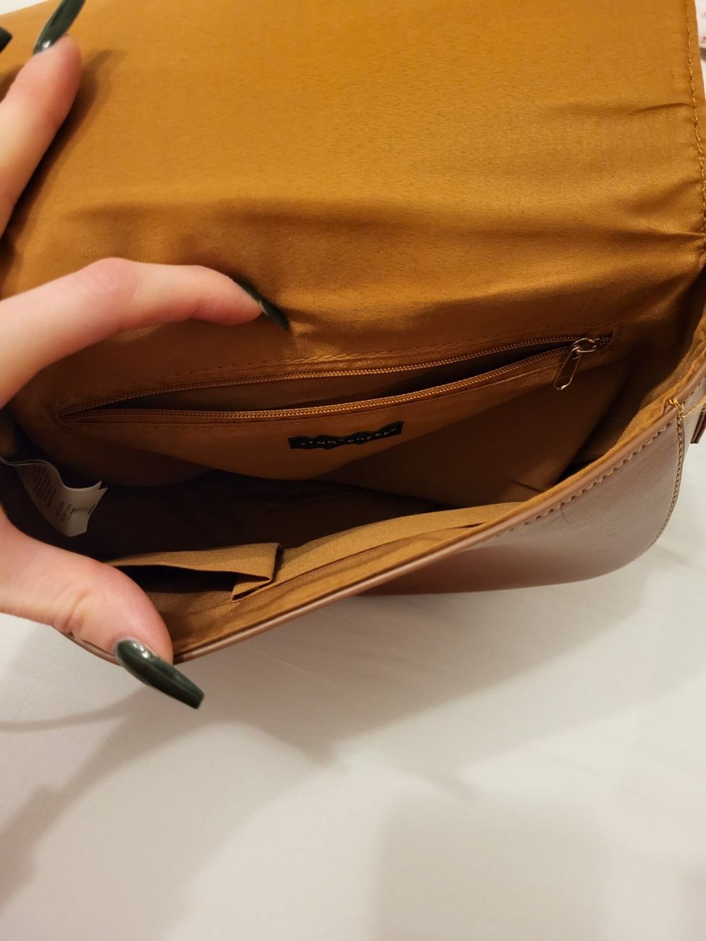 Primark Borse da donna: braune Umhängetasche gold Muster – Usato da Steffisburg venduto da esneusdaheime 2