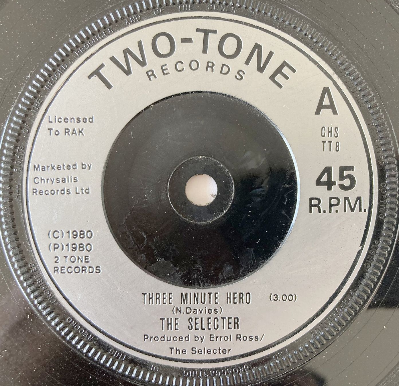 Schallplatten: THE SELECTER - THREE MINUTE HERO – Gebraucht aus Bottens von hotter-than-hell 2