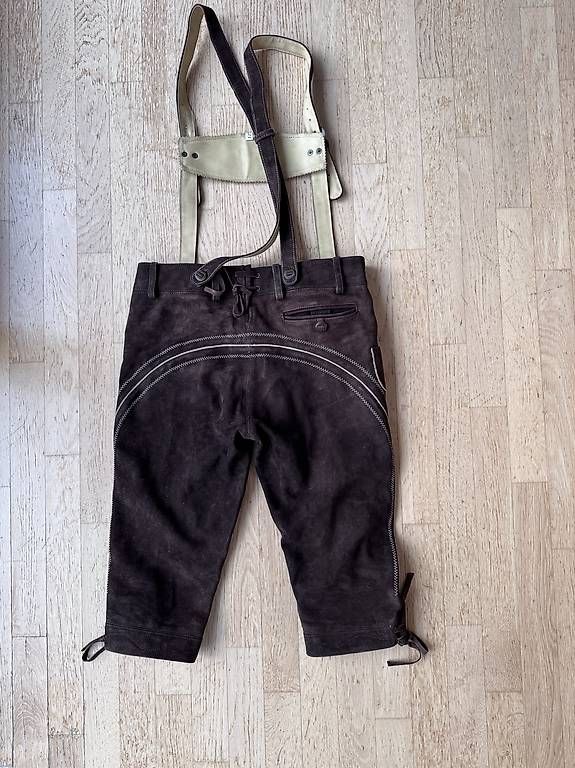 Hosen: Trachtenlederhose dunkelbraun – Gebraucht aus Zumikon von Schlufi123 1
