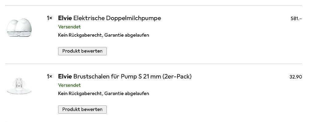 Elvie Accessori per l’allattamento: Elvie Doppelmilchpumpe – Usato da Biberist venduto da lia_m52r