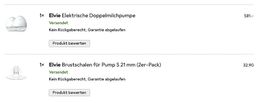 Elvie Doppelmilchpumpe