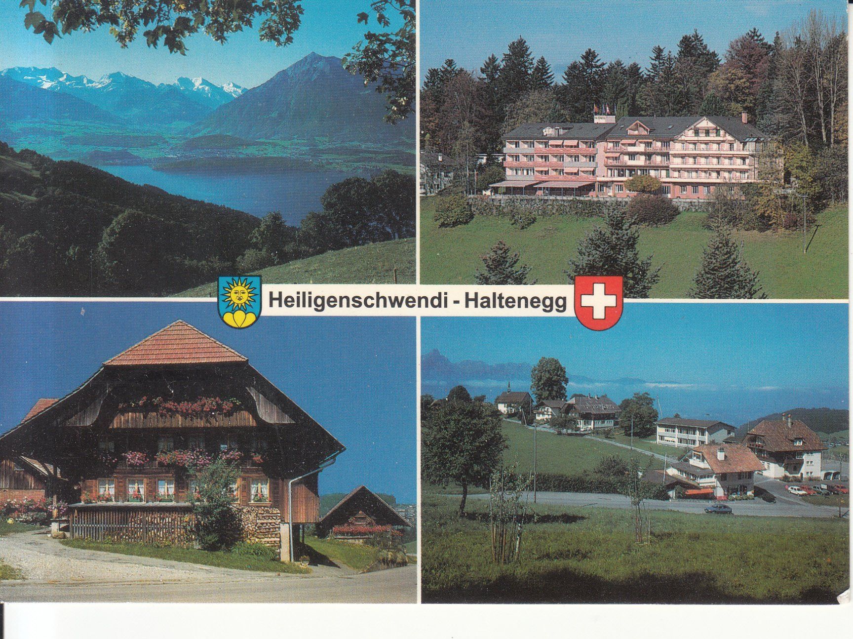 Cartoline postali: Heiligenschwendi Haltenegg 1997 – Usato da Bürglen TG venduto da StampGraf