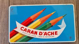 Alte Caran d'Ache Farbstifte Buntstifte Metallbox