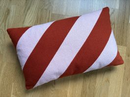 Zierkissen rot/rosa