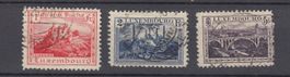 LUXEMBURG/LUXEMBOURG 1921 LANDSCHAFTEN Mi.134-136