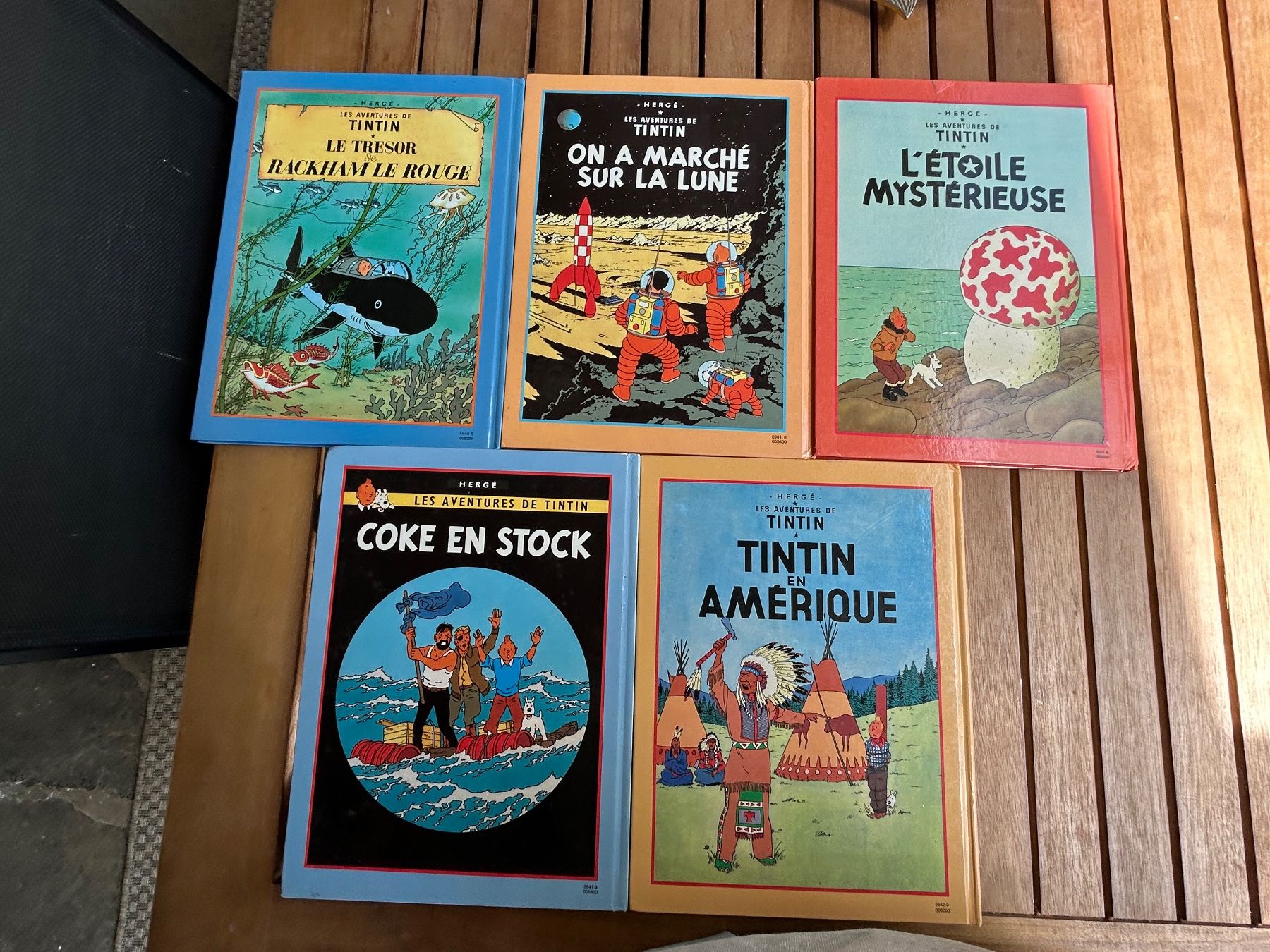 Fumetti: TINTIN: 5 ALBUMS DOUBLES – Usato da Bevaix venduto da Falbala0 3