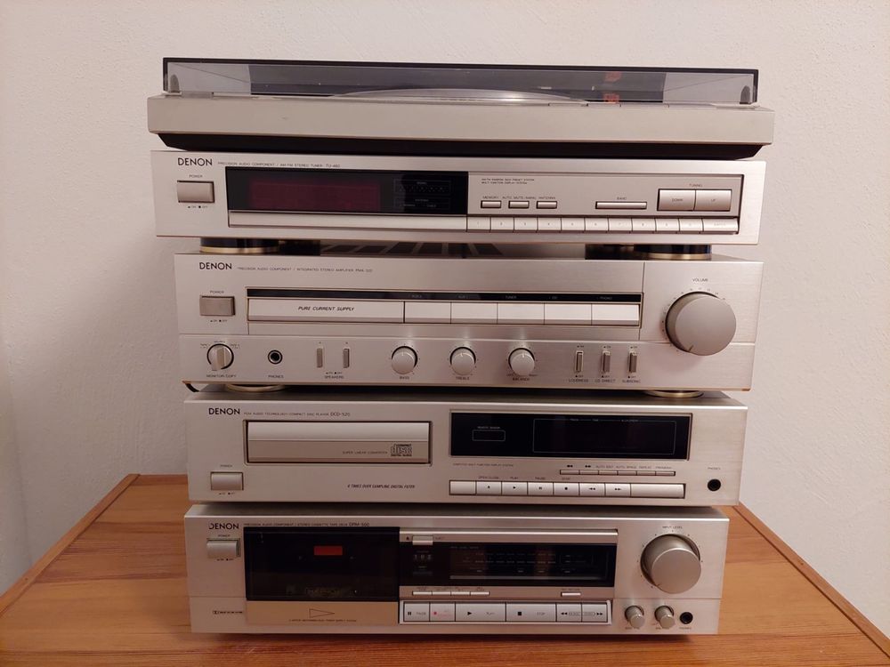 Stereo Anlage DENOM mit Technics Plattenspieler (Gebraucht) in ...