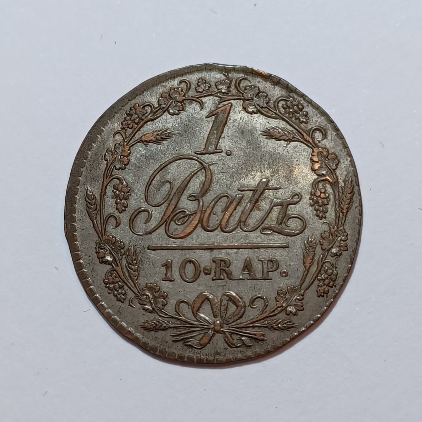 Alle Münzen: Batzen 1817 Waadt – Gebraucht aus Pfäffikon ZH von Schweizer_Muenzen