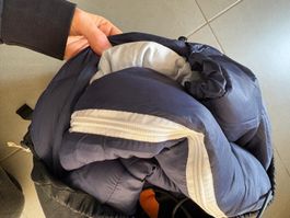 Sac de couchage chauffant, avec batterie, parfait état!