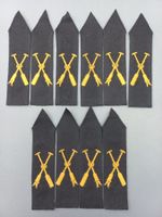 10 Ärmelpatten, Pontonier, schwarz