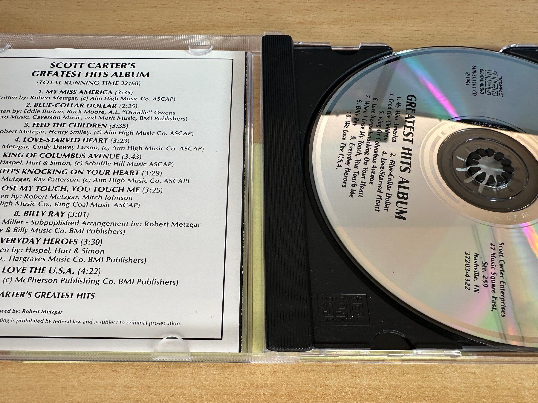 CD: Scott Carter's - Greatest Hits Album – Usato da Rikon im Tösstal venduto da Alpenmutz 2