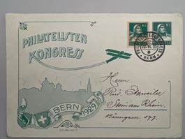 1929 Philatelisten Kongress Sonder-Couvert