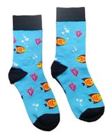 Socken Fische / Fish / Meer / Sea