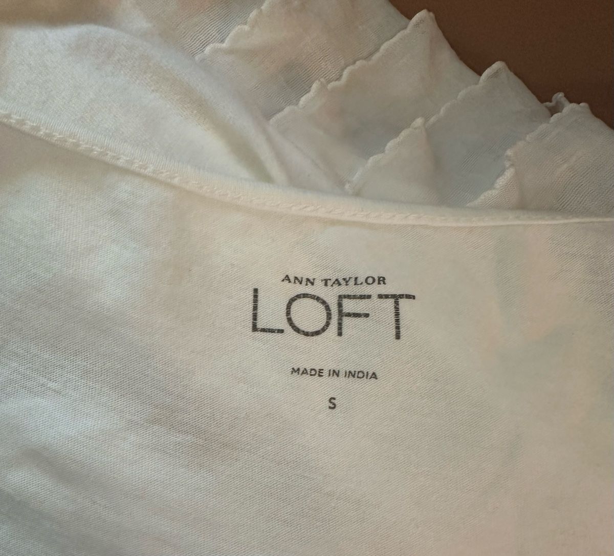 Top: Top, Ann Taylor Loft, off-white, Grösse S – Usato da Oberwil BL venduto da orsay 4