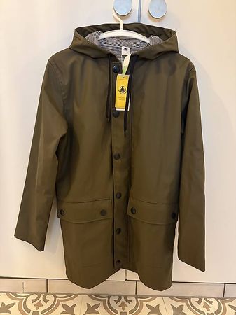 Petit Bateau Damen Regenjacke (Cire) Neu mit Etikett 