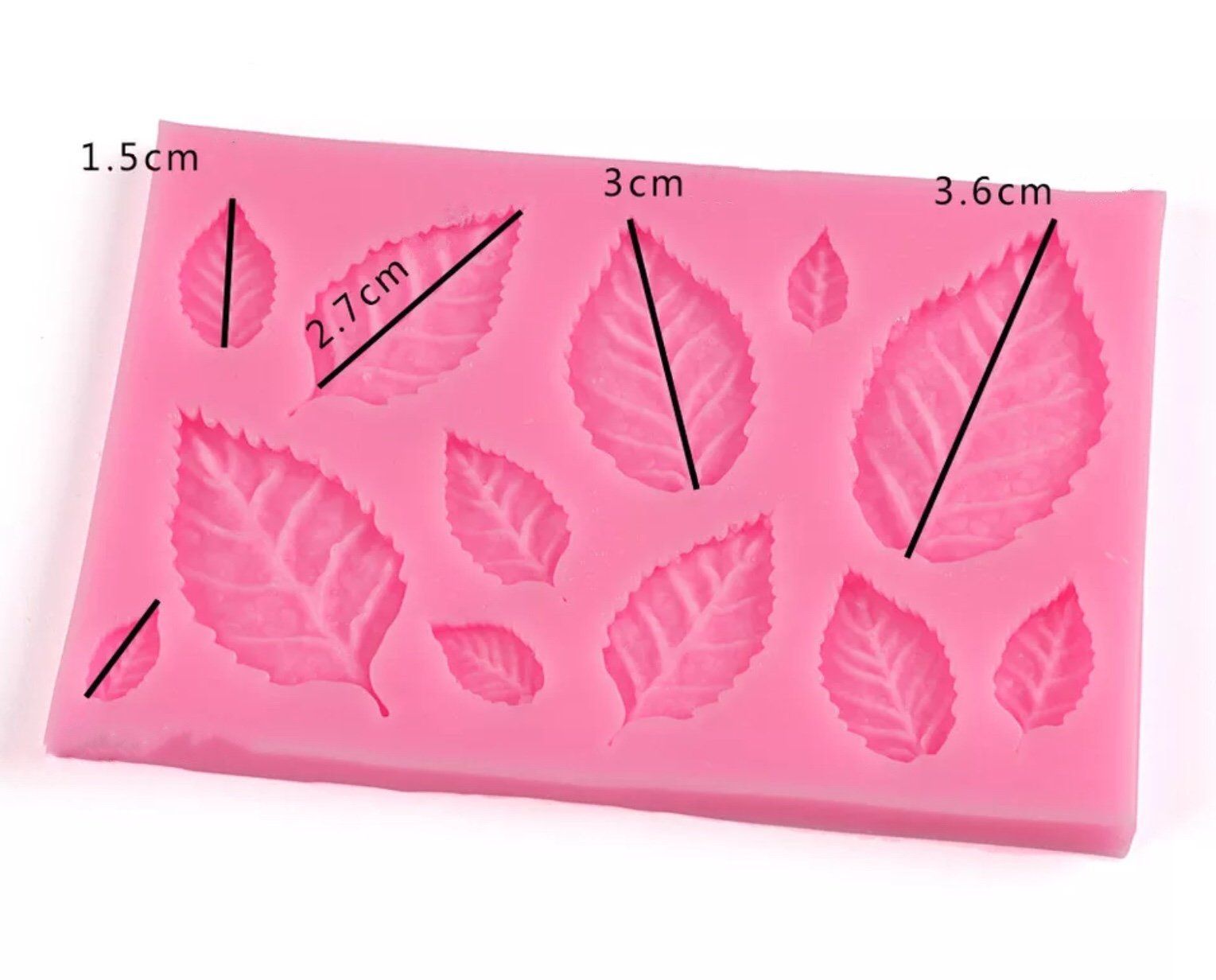 Teglie da forno: Giessform Silikonform Tortendekor Blätter mini – Nuovo e nell'imballaggio originale da Kaltbrunn venduto da schere-stein-papier 1