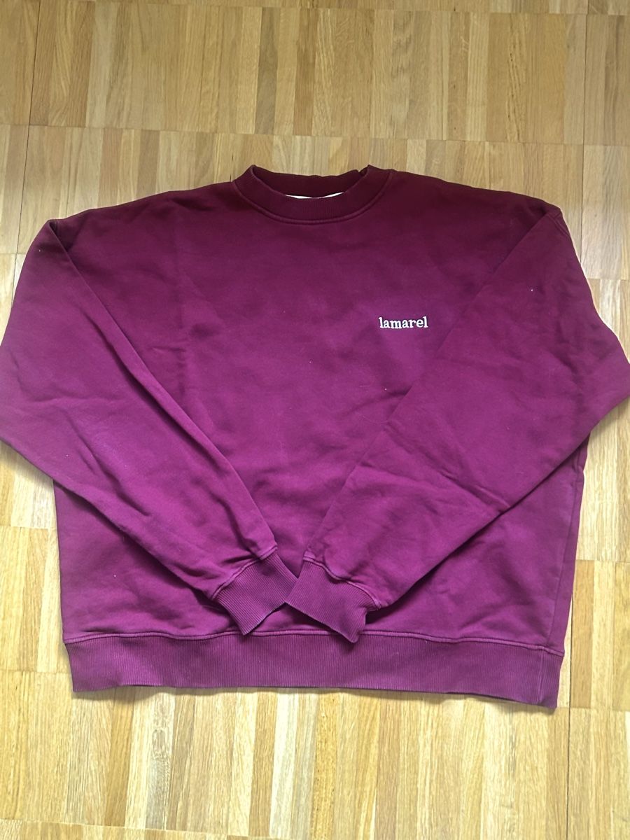 Lamarel Maglioni & Felpe: LAMAREL Oversized Sweater in Bordeaux XS/S – Usato da Basel venduto da alinee_sophiee