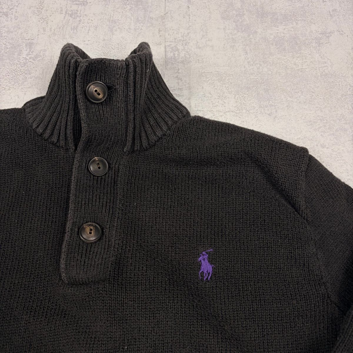Ralph Lauren Maglioni & Felpe: Pull en Maille Noire Polo Ralph Lauren - Taille XS – Usato da Neuchâtel venduto da aliceguins 2