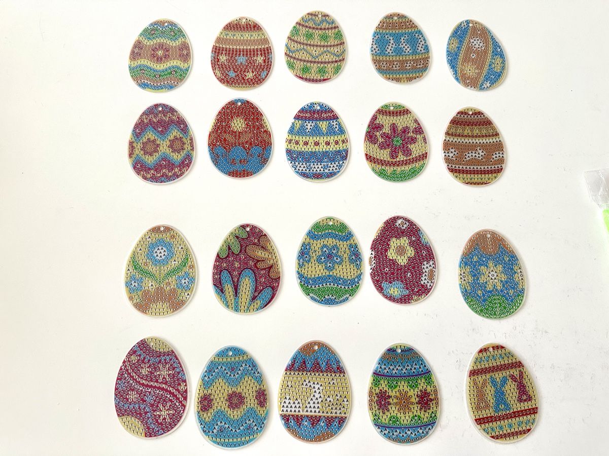Tutte le decorazioni: 20 Easter Egg Diamond Painting Kits Set DIY – Nuovo (secondo la descrizione) da Gattikon venduto da Sarahs_Schatzkammer 2