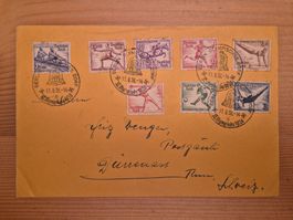 DE-D-Reich Brief nach Thun aus 1936 mit Sonderstempel