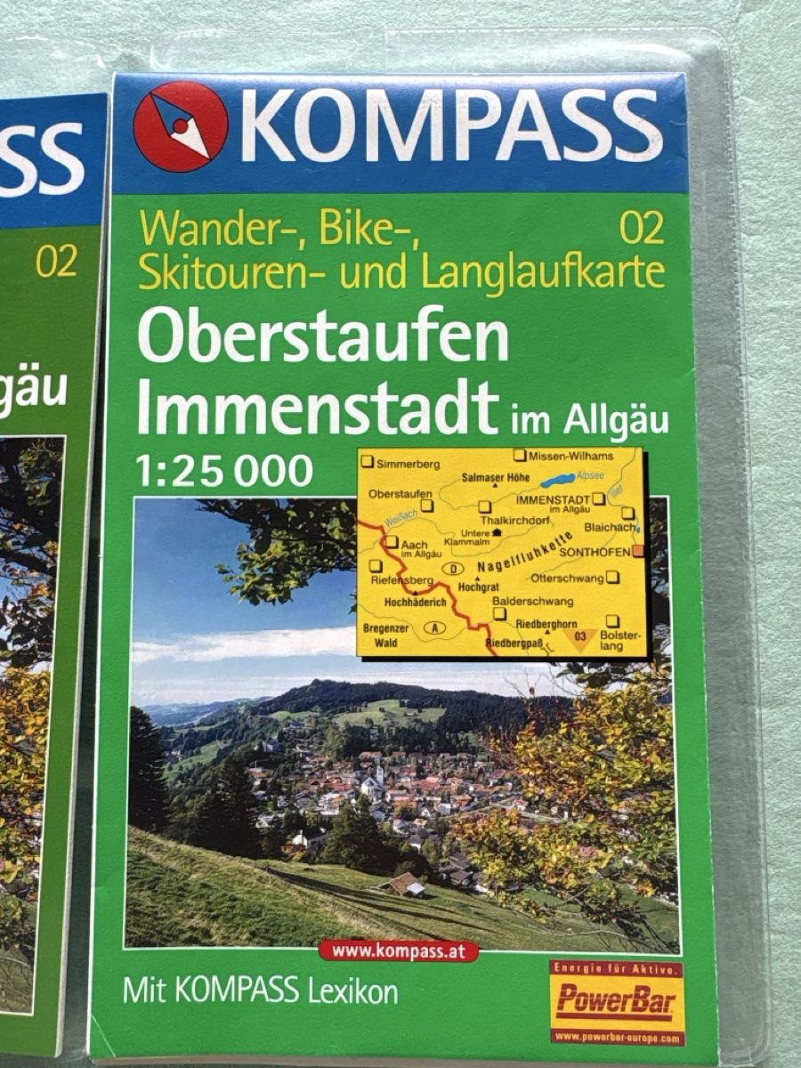 Cartine & Atlanti: Wanderkarte Oberstaufen  – Nuovo e nell'imballaggio originale da Grenchen venduto da nethy