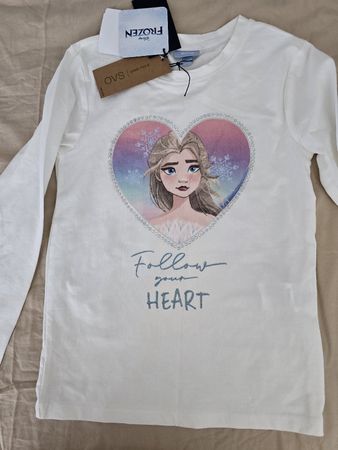 Girls' Disney Frozen Long Sleeve Top, Size 134-140, NEW!