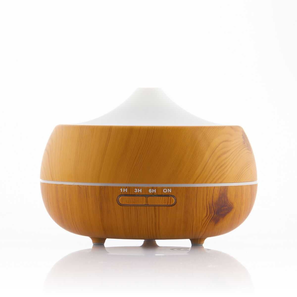 Diffusori di oli essenziali: Aroma-Diffusor & Luftbefeuchter, multicolor-LED, Holz-Effekt – Nuovo e nell'imballaggio originale da Giubiasco venduto da news-shop 1