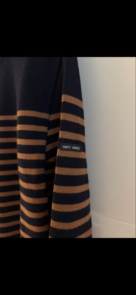 Saint James Pullover & Sweatshirts: Saint James Pullover gestreift dunkelblau braun XL – Gebraucht aus Luzern von briwus 1