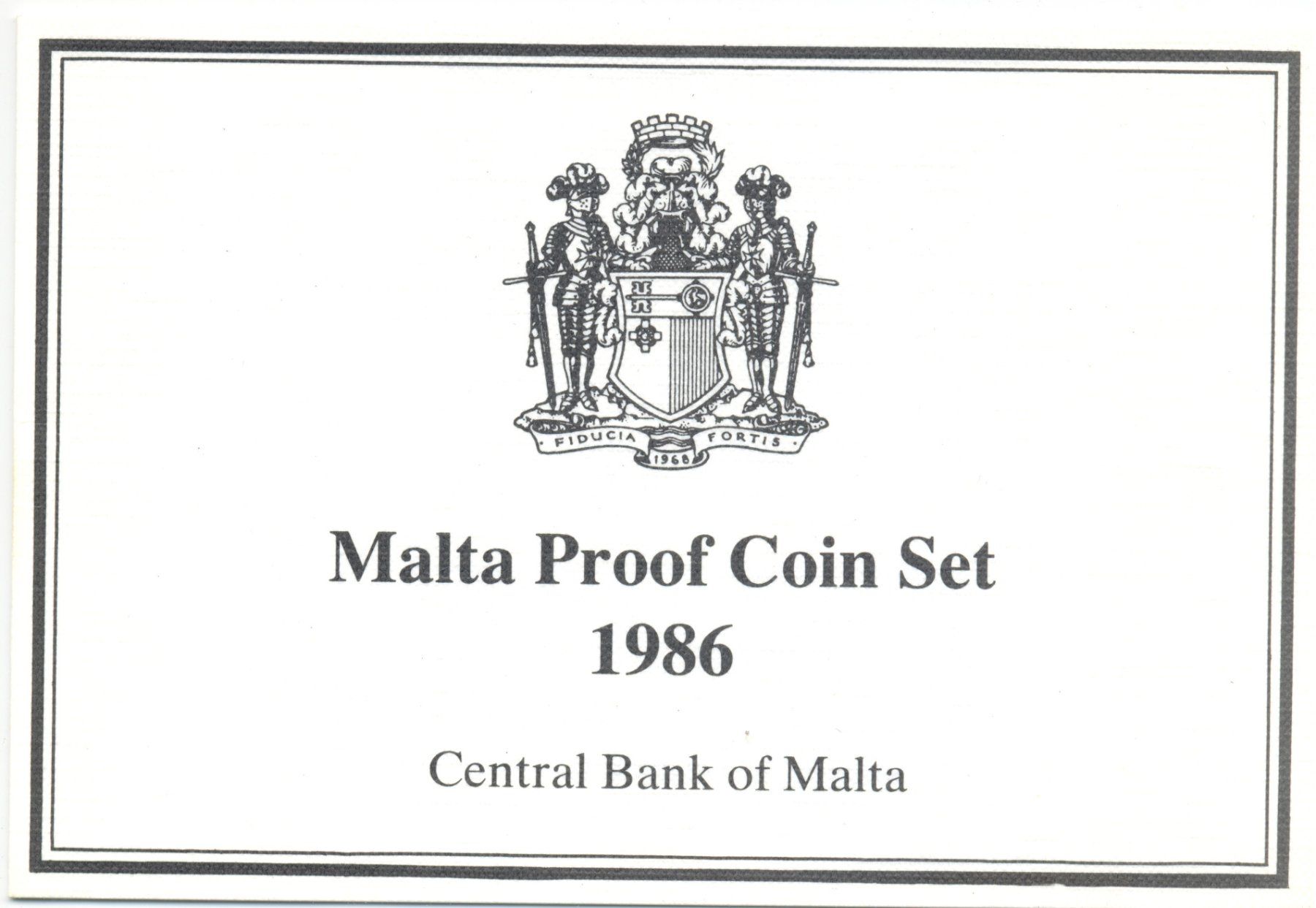 Alle Münzen: Malta Proof Set 1986 im Originaletui KM#PS11 – Neu und originalverpackt aus Au SG von Zogu 5