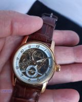 NEUE Automatik Uhr gold- weisse Unruhe