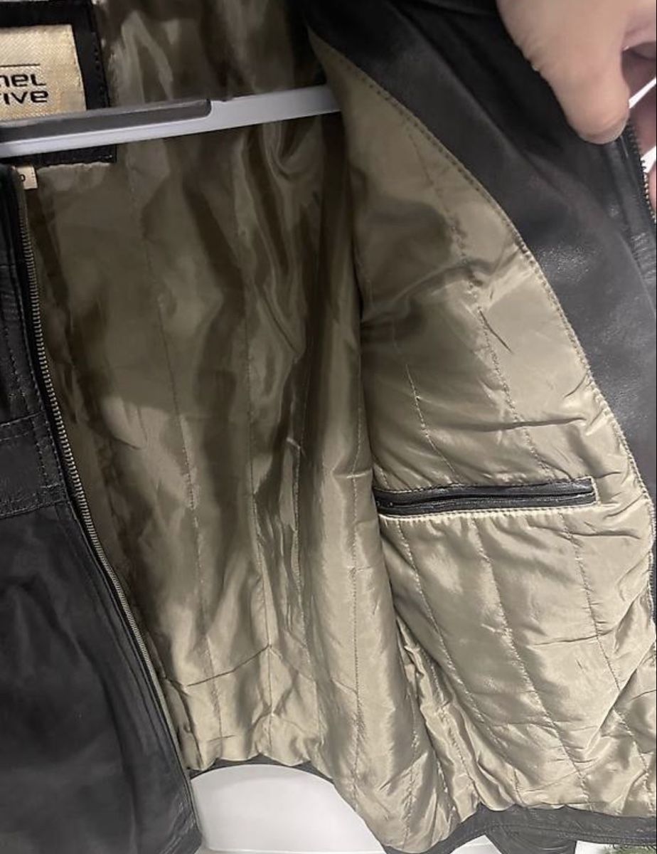 Camel Jacken: Camel Lederjacke Herren Gr 50 Schwarz NEUWERTIG – Neu (gemäss Beschreibung) aus Hitzkirch von DM_7 4