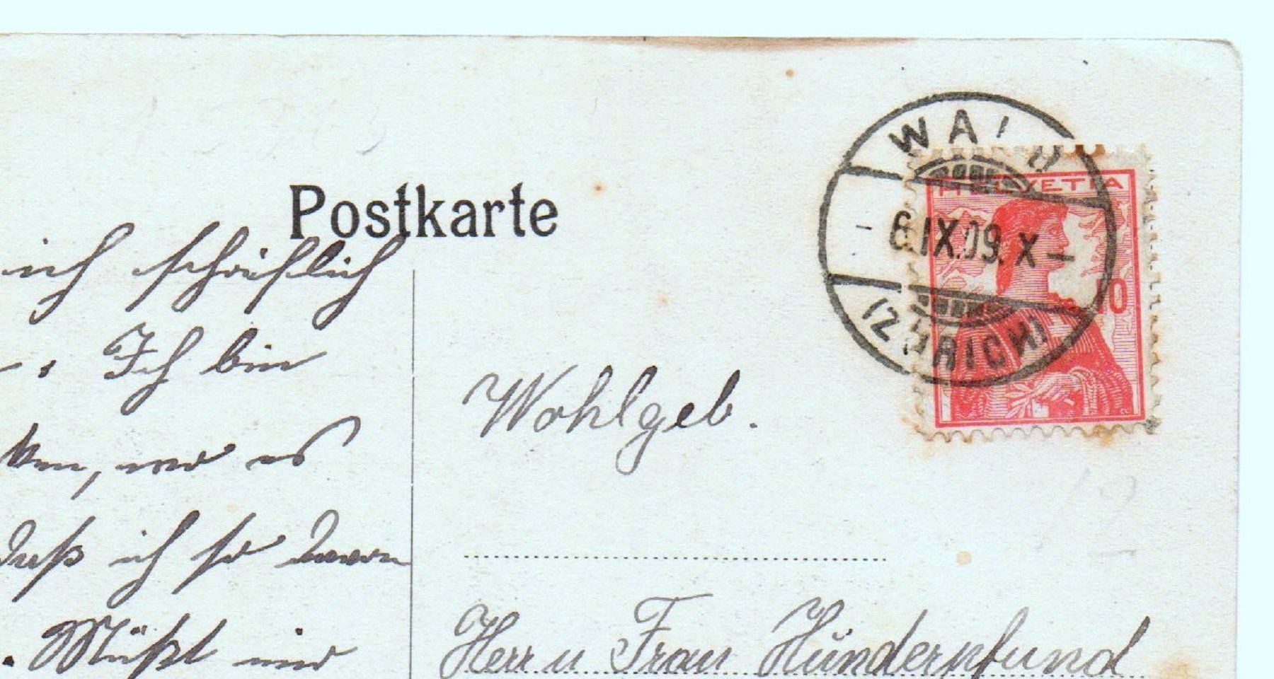 Cartoline postali: WALD Gruss vom Sanatorium – Usato da Jona venduto da philajona 1