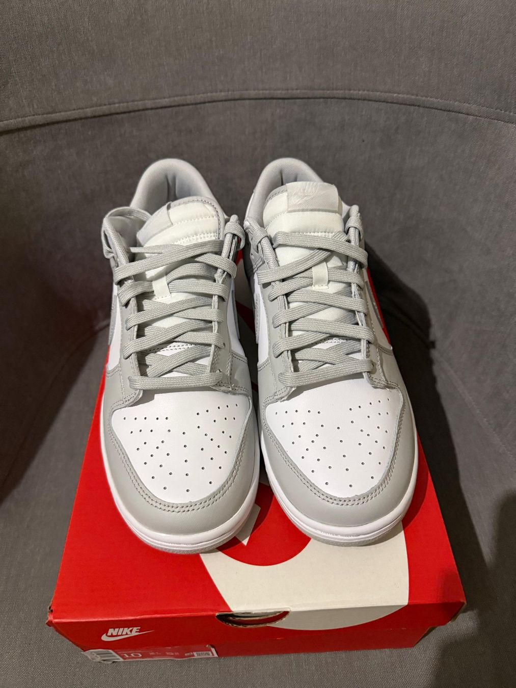 Scarpe da uomo: Nike Dunk Low Grey Fog - EU 44 / US 10 – Nuovo e nell'imballaggio originale da Zürich venduto da Siciliano66 1