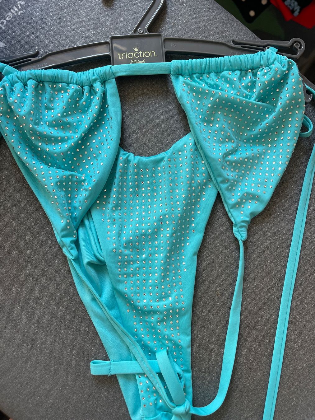 Costumi da bagno & Bikini: Sommer Set: Bikini mit Kleid, Türkis-Blau, Gr. S – Usato da Agra venduto da Milena_L 1