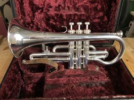 Vintage B-Kornett Boosey & Hawkes "Oxford"  Top Zustand !