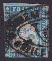 23E / 23B3m, rarer Stempel, Postverwaltungs Zeitungsbüro